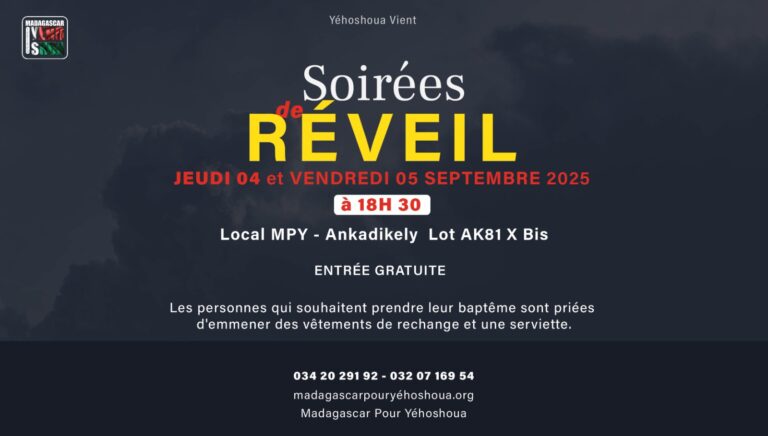 Soirée de Réveil Antananarivo 04 – 05 Septembre 2025